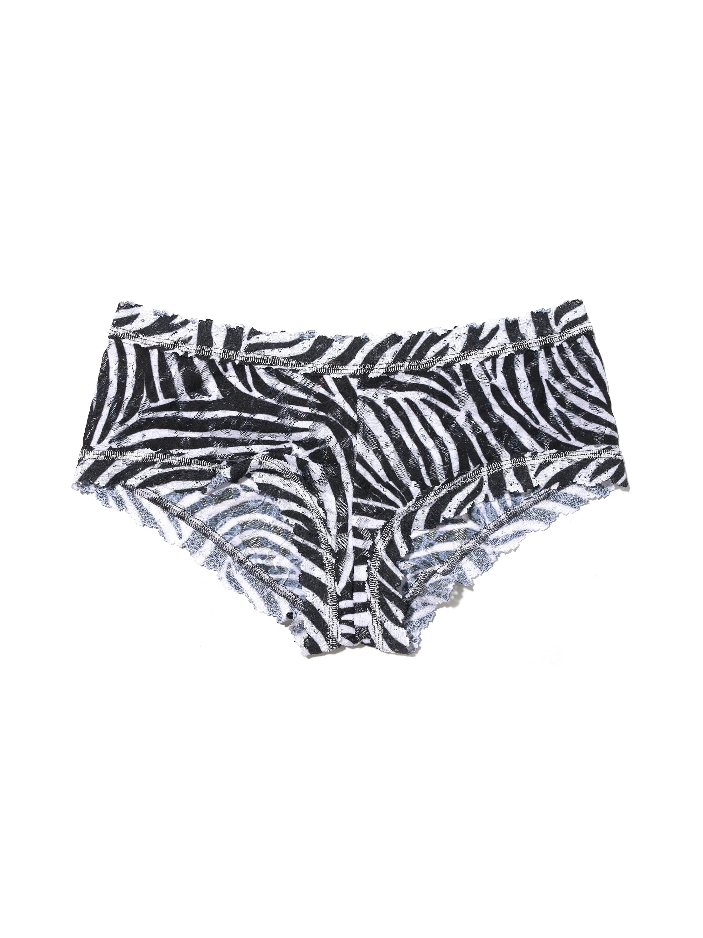 Printed Signature Lace Boyshort A To Zebra Sale