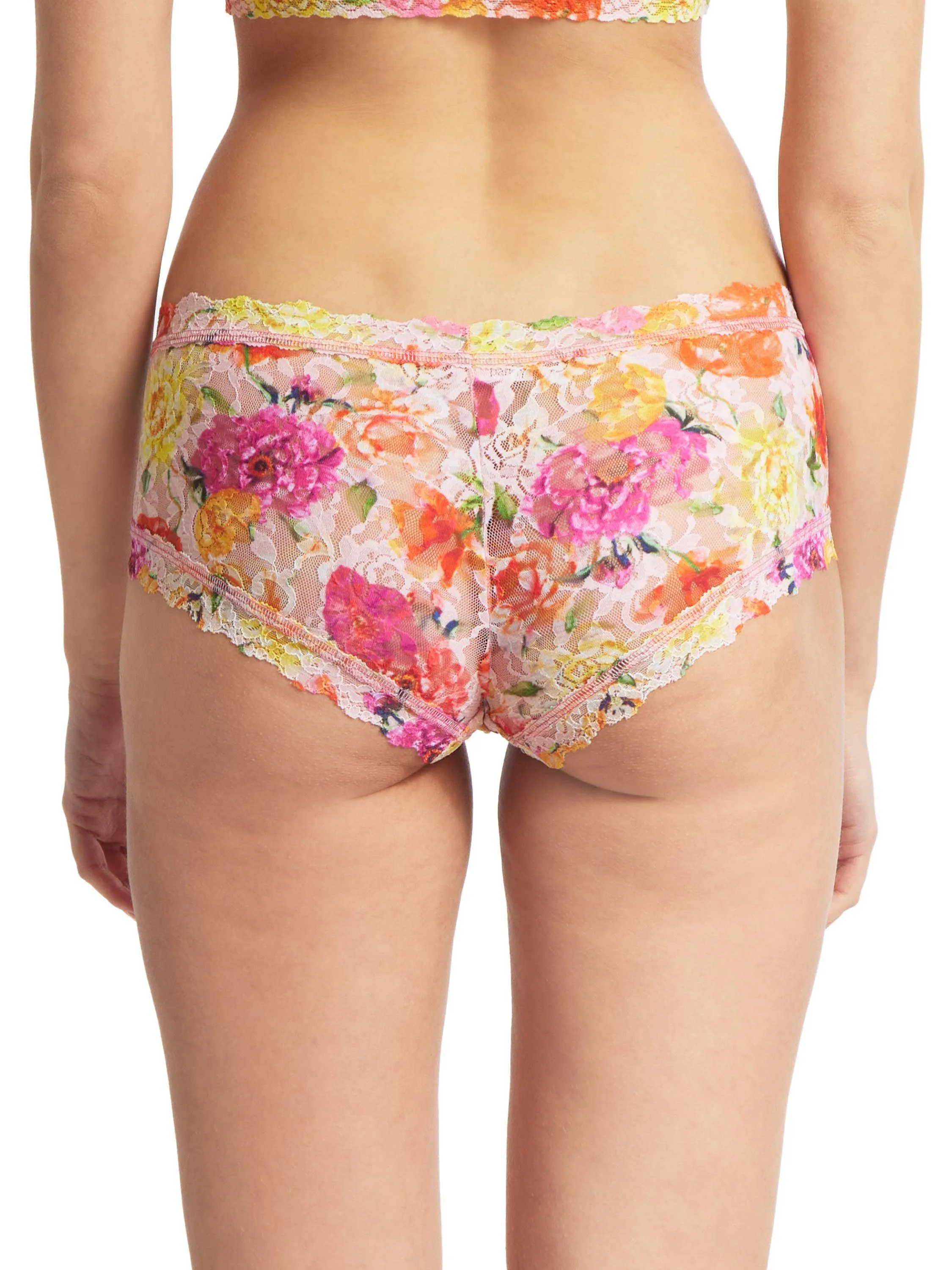 Printed Signature Lace Boyshort Bring Me Flowers