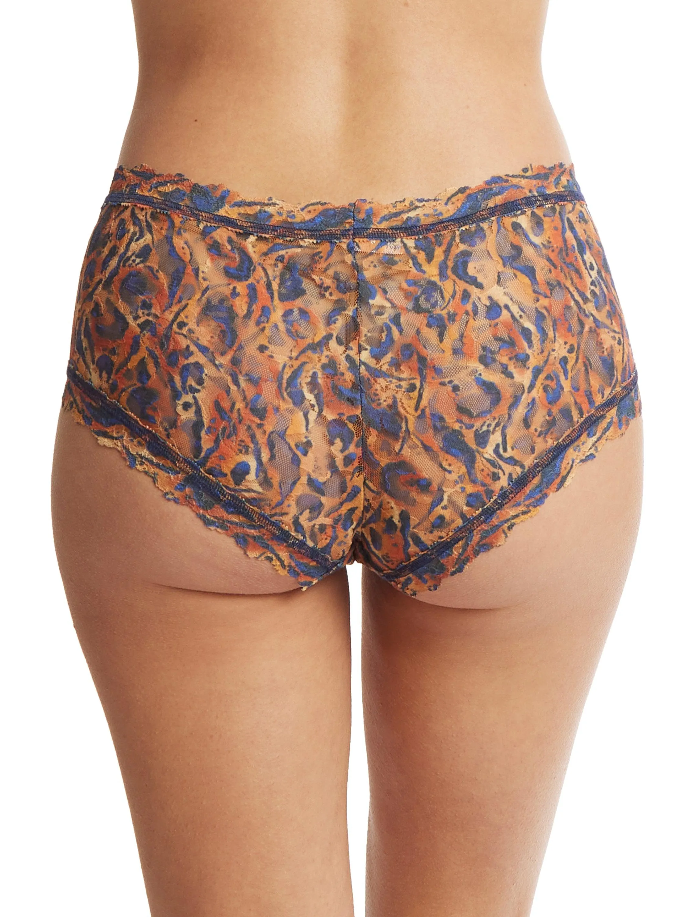 Printed Signature Lace Boyshort Wild About Blue Sale