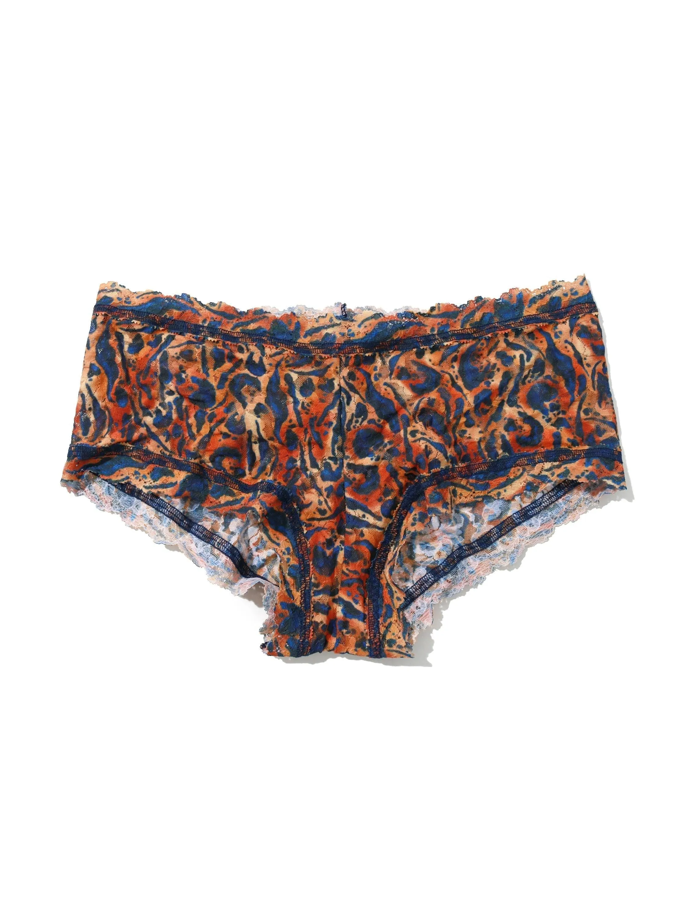 Printed Signature Lace Boyshort Wild About Blue Sale