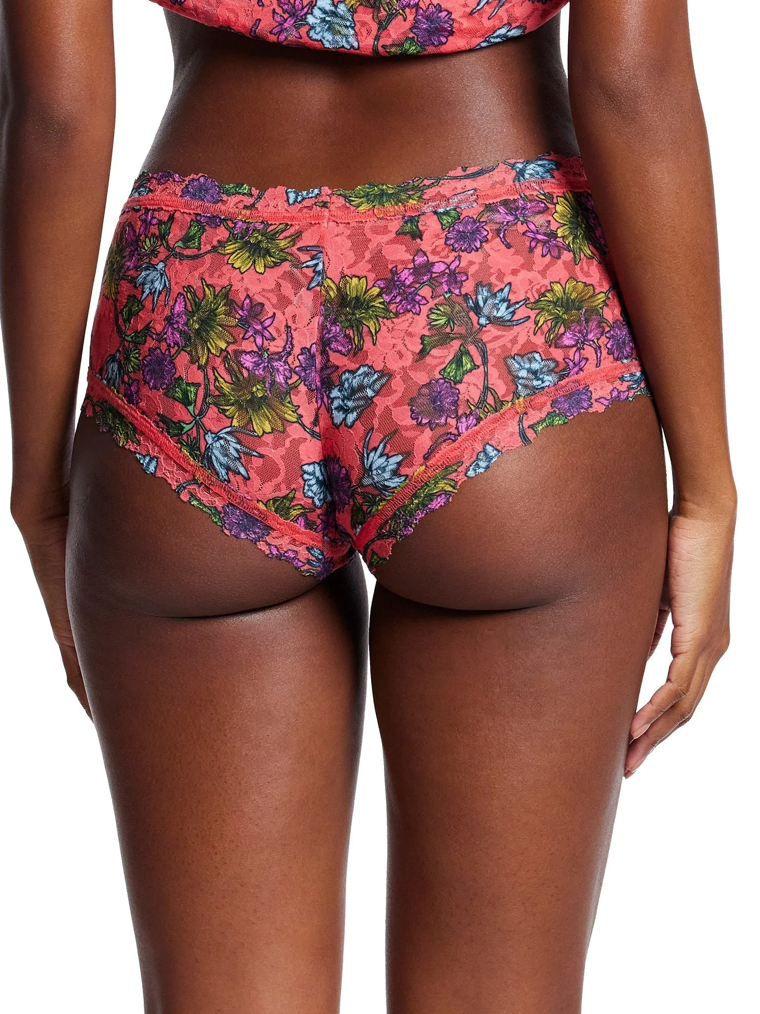 Printed Signature Lace Boyshort Wonderland Blooms Sale