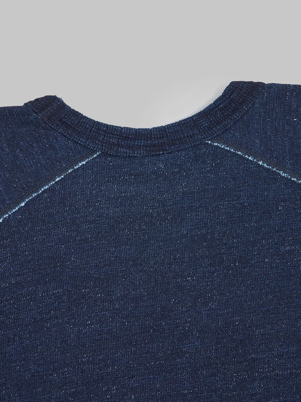 Pure Blue Japan 5400-ID Slub Yarn Sweatshirt Indigo