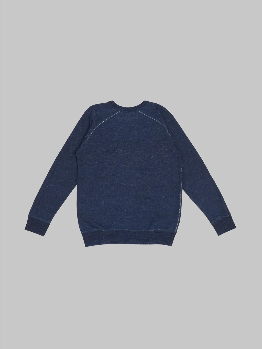 Pure Blue Japan 5400-ID Slub Yarn Sweatshirt Indigo