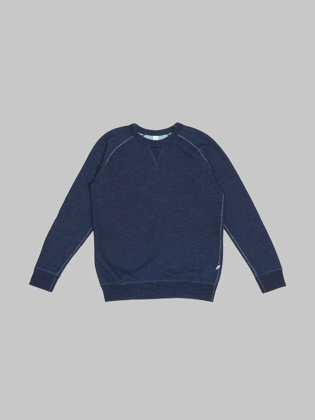 Pure Blue Japan 5400-ID Slub Yarn Sweatshirt Indigo