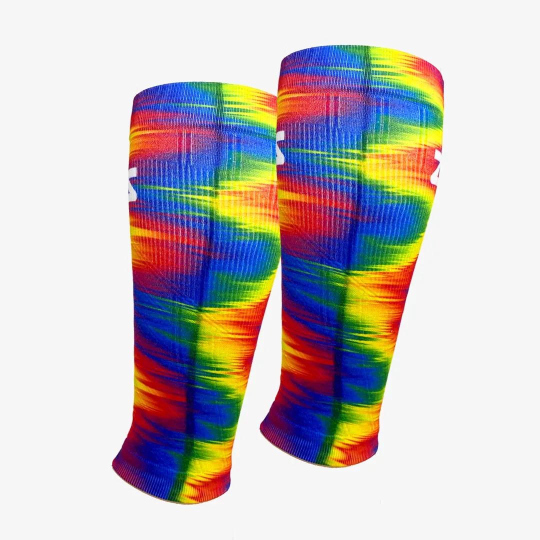 Rainbow Gradient Compression Leg Sleeves