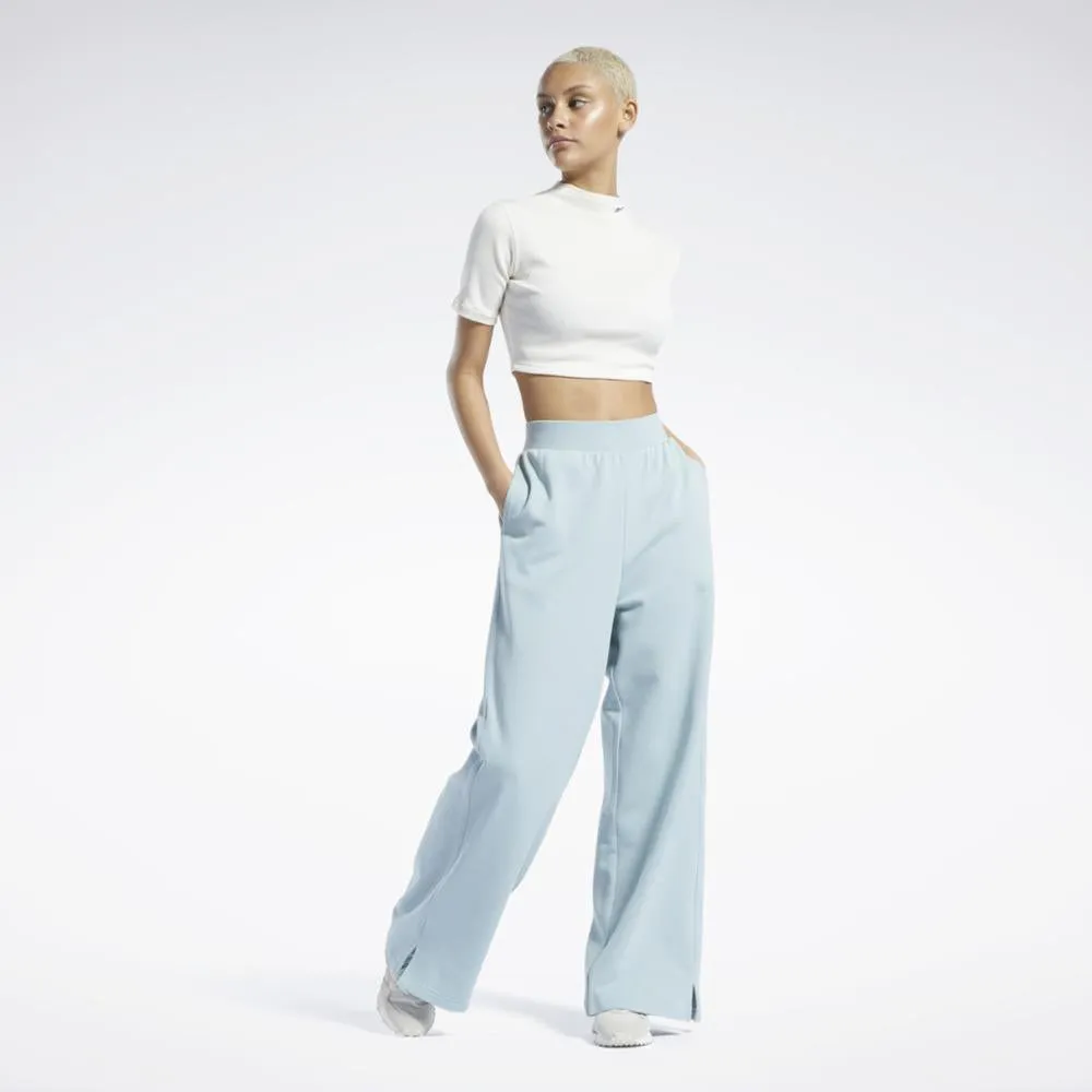 Reebok Apparel Women Classics Wide-Leg Pants SEAGRY