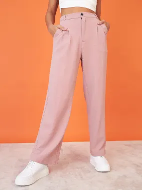 Relaxed Korean Front Pleated Pants