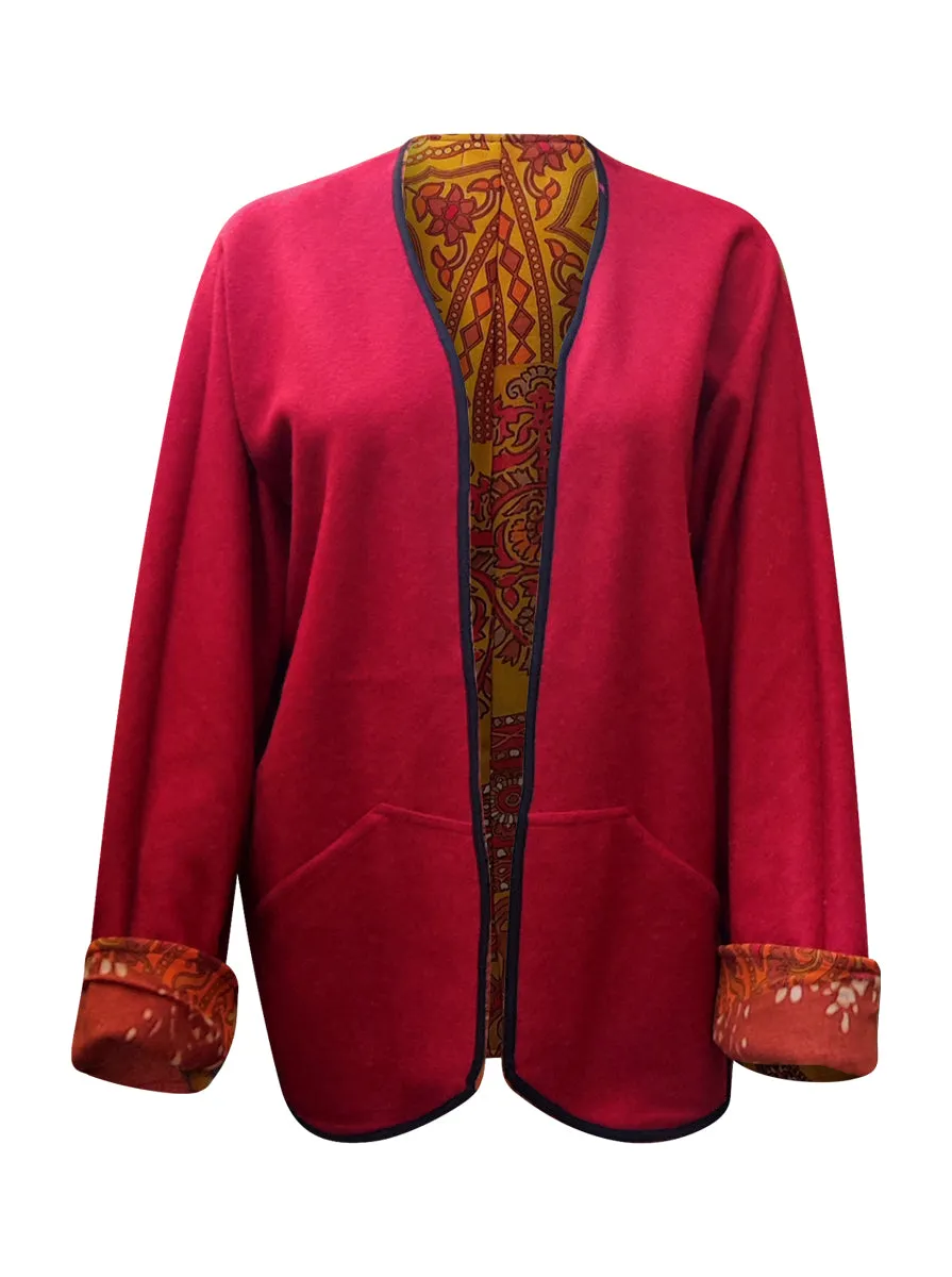 ReSaree felt jacket suhaag