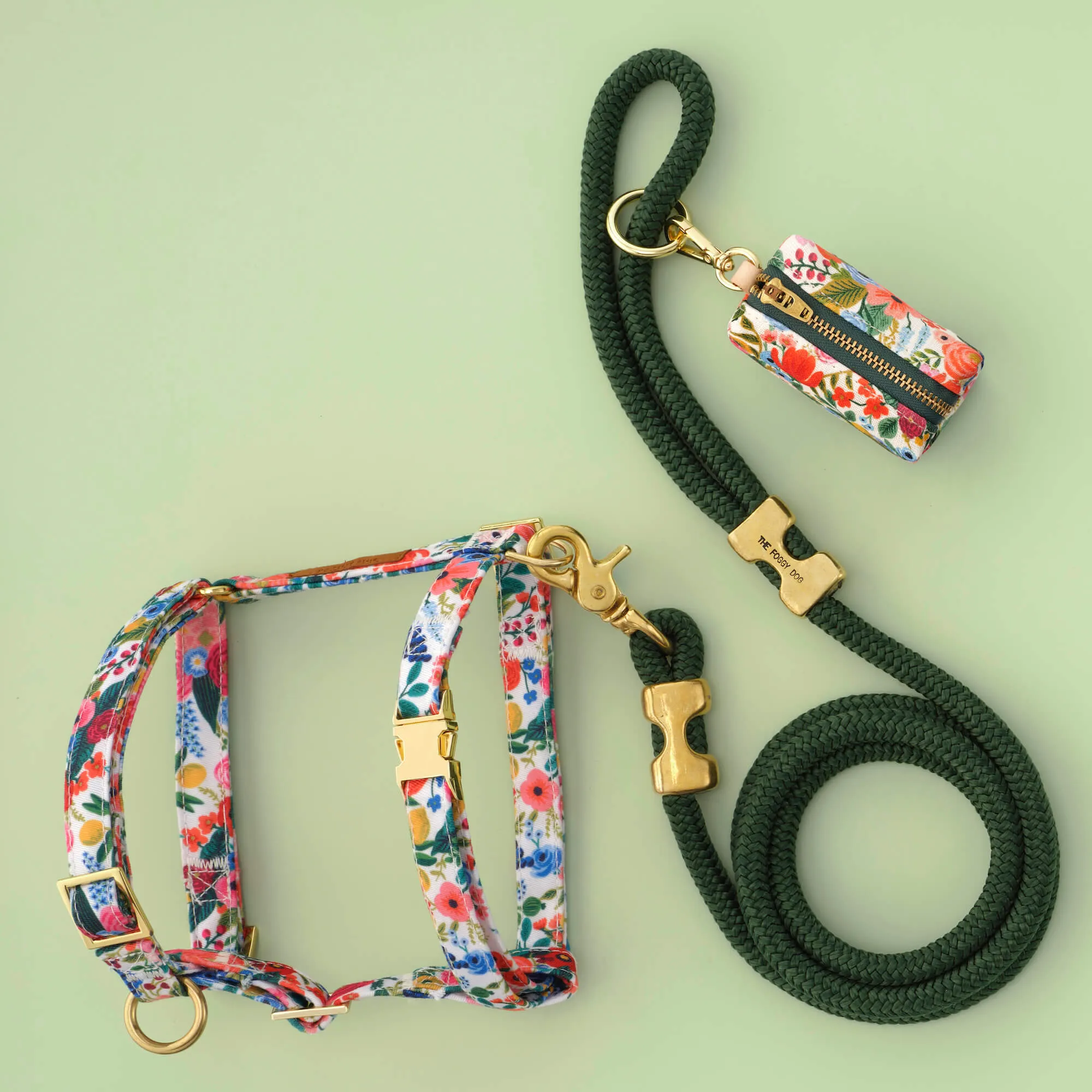 Rifle Paper Co. x TFD Garden Party Harness Walk Set