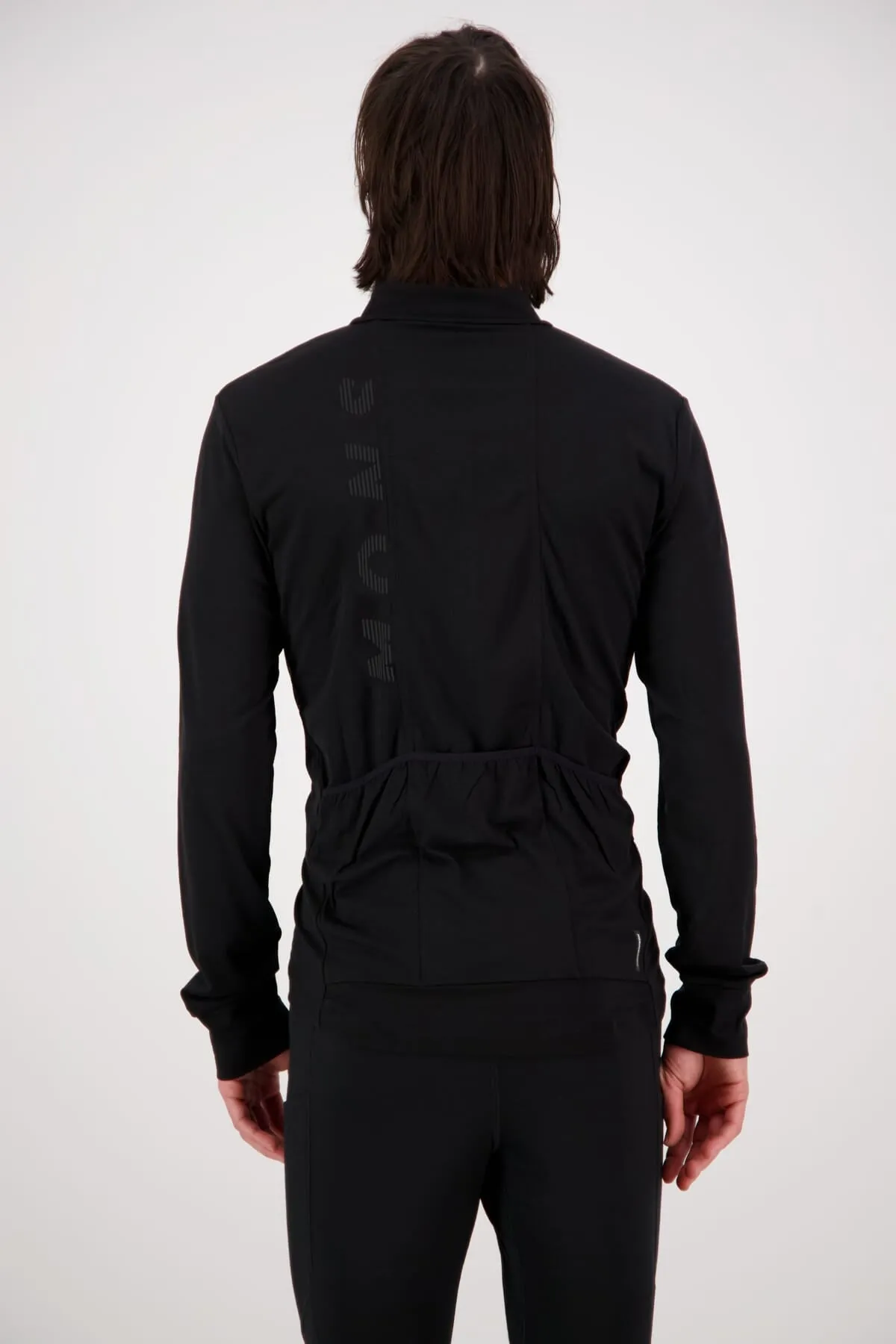 Roam Cargo Merino Full Zip LS - Black