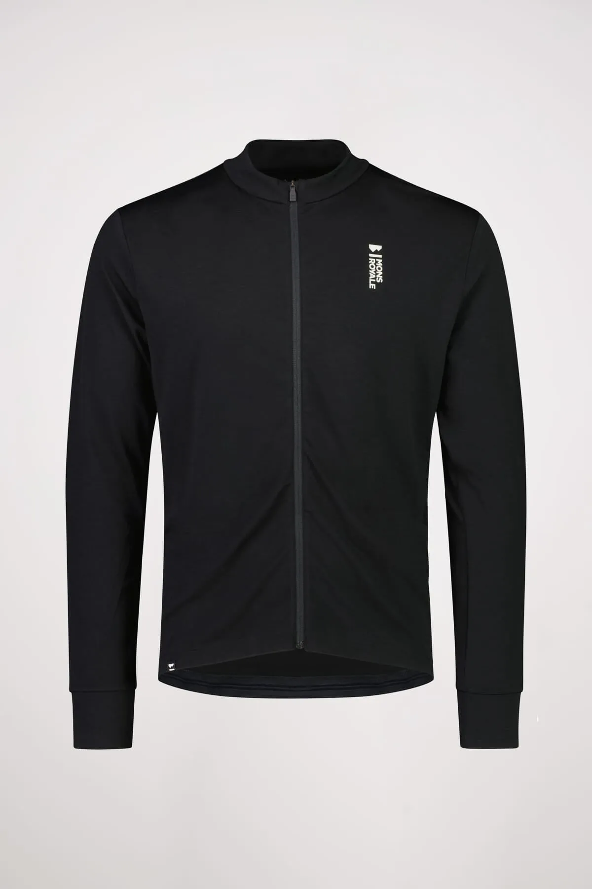 Roam Cargo Merino Full Zip LS - Black