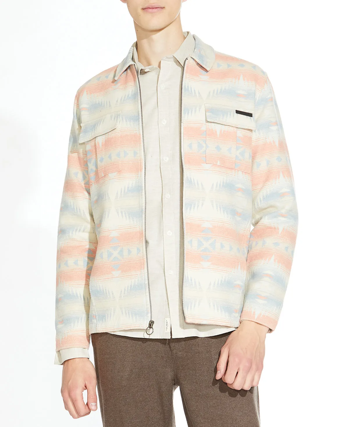 Salem Zip Shirt Jacket (Cream)