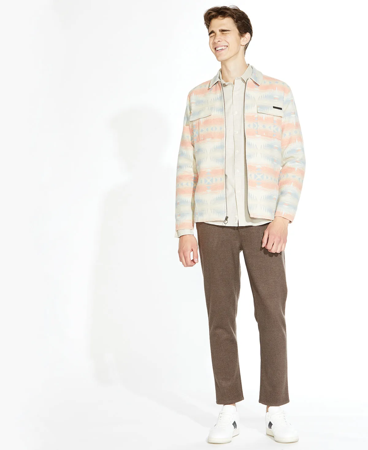 Salem Zip Shirt Jacket (Cream)