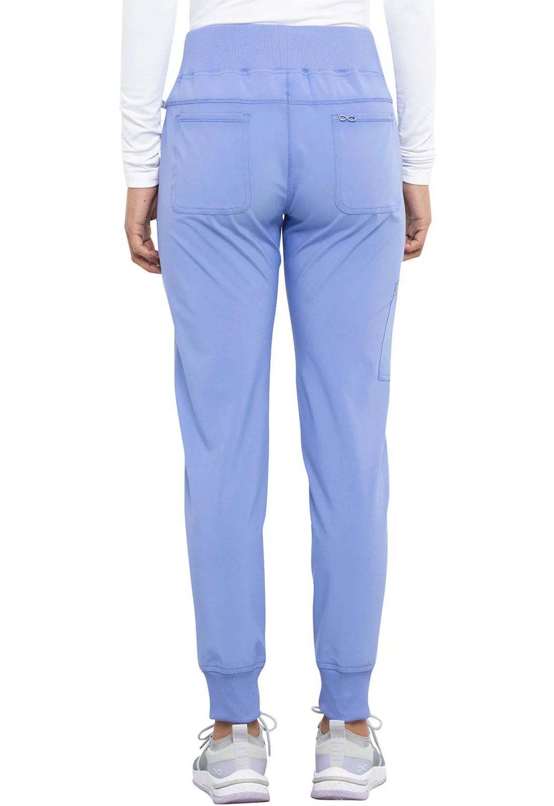 Scrub Pants - Cherokee Infinity Women's Mid Rise Jogger - Ciel, CK110A