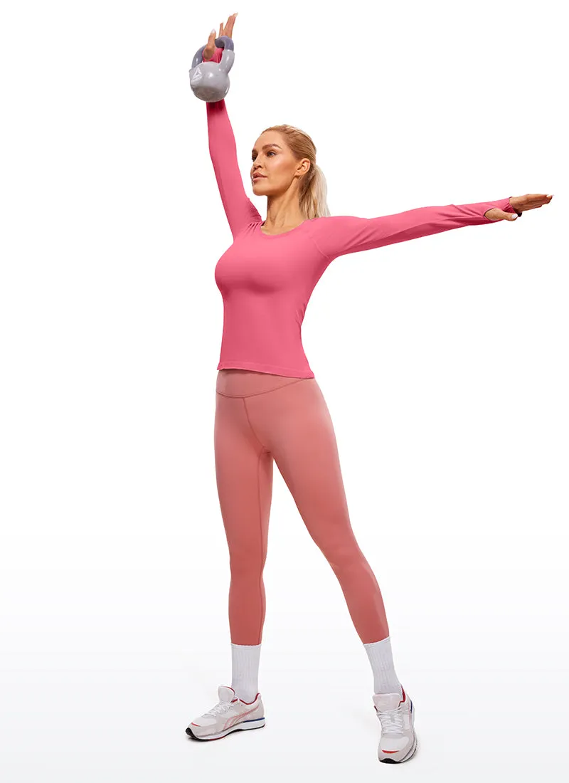 Seamless Long Sleeves with Thumbholes Shirts