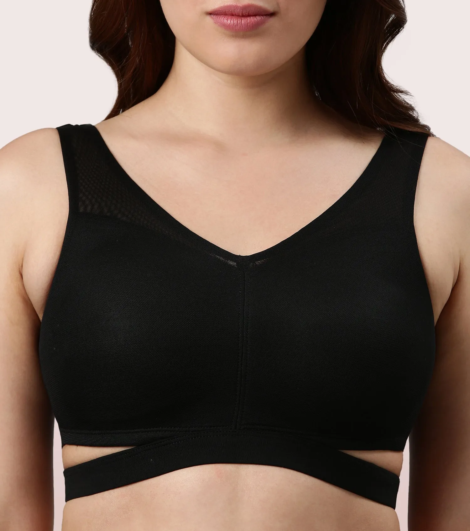 Split Band Cut-Out Bralette