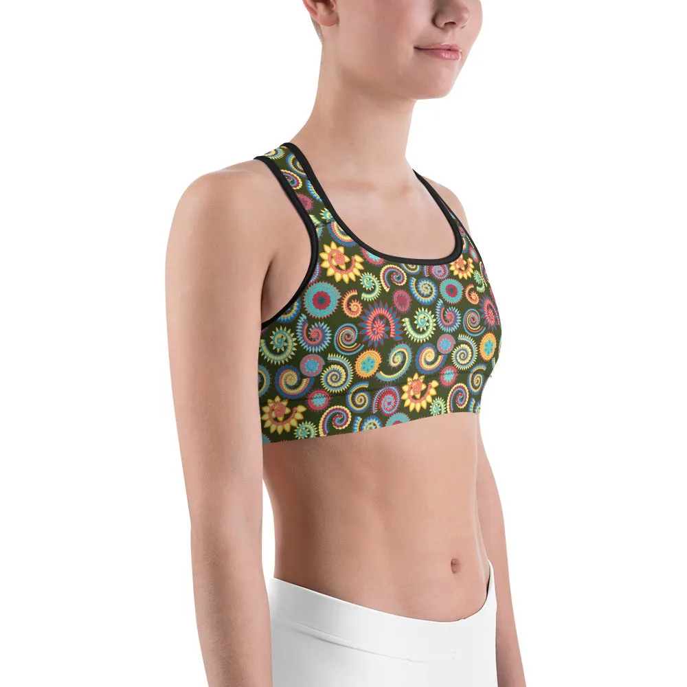 Spring Spiral Sports bra for women, athletic bras