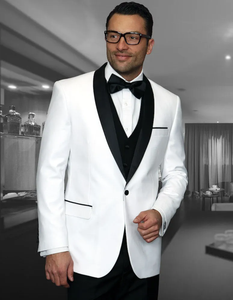 Statement Encore White Tuxedo Modern Fit