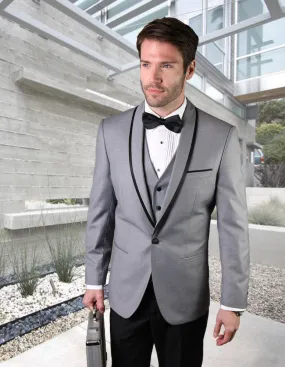 Statement Genova Grey Tuxedo Modern Fit