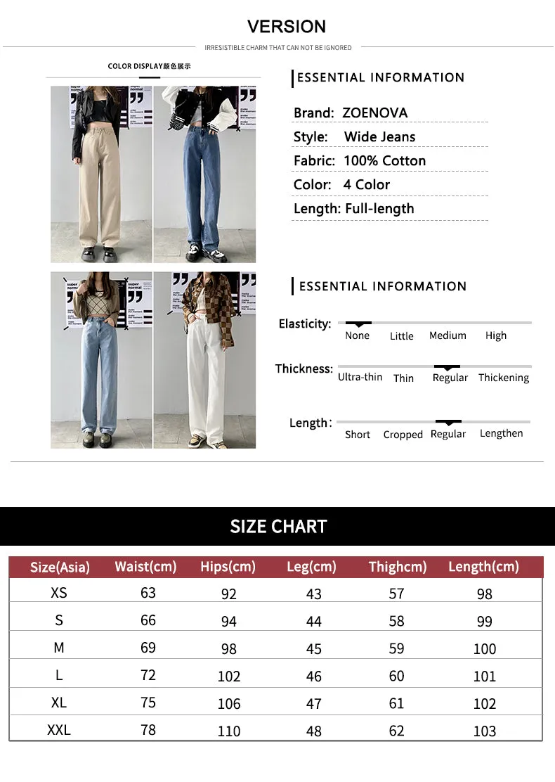 Straight Leg Jeans For Women