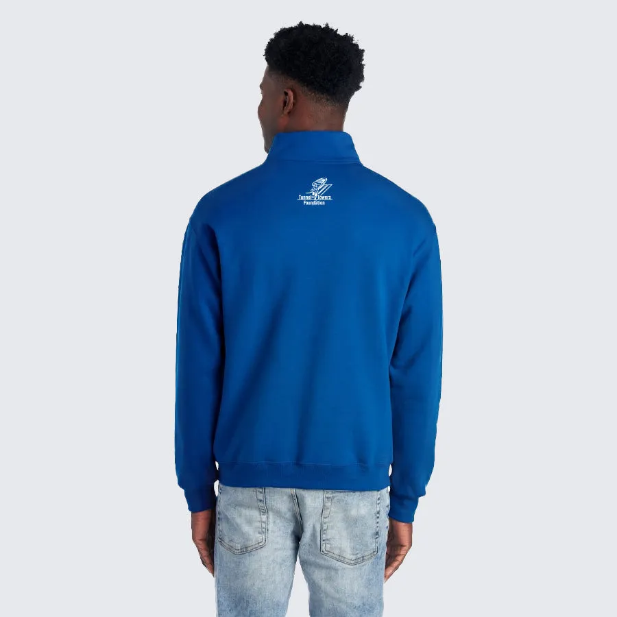 T2T Quarter Zip Sweatshirt – Unisex - (Royal)