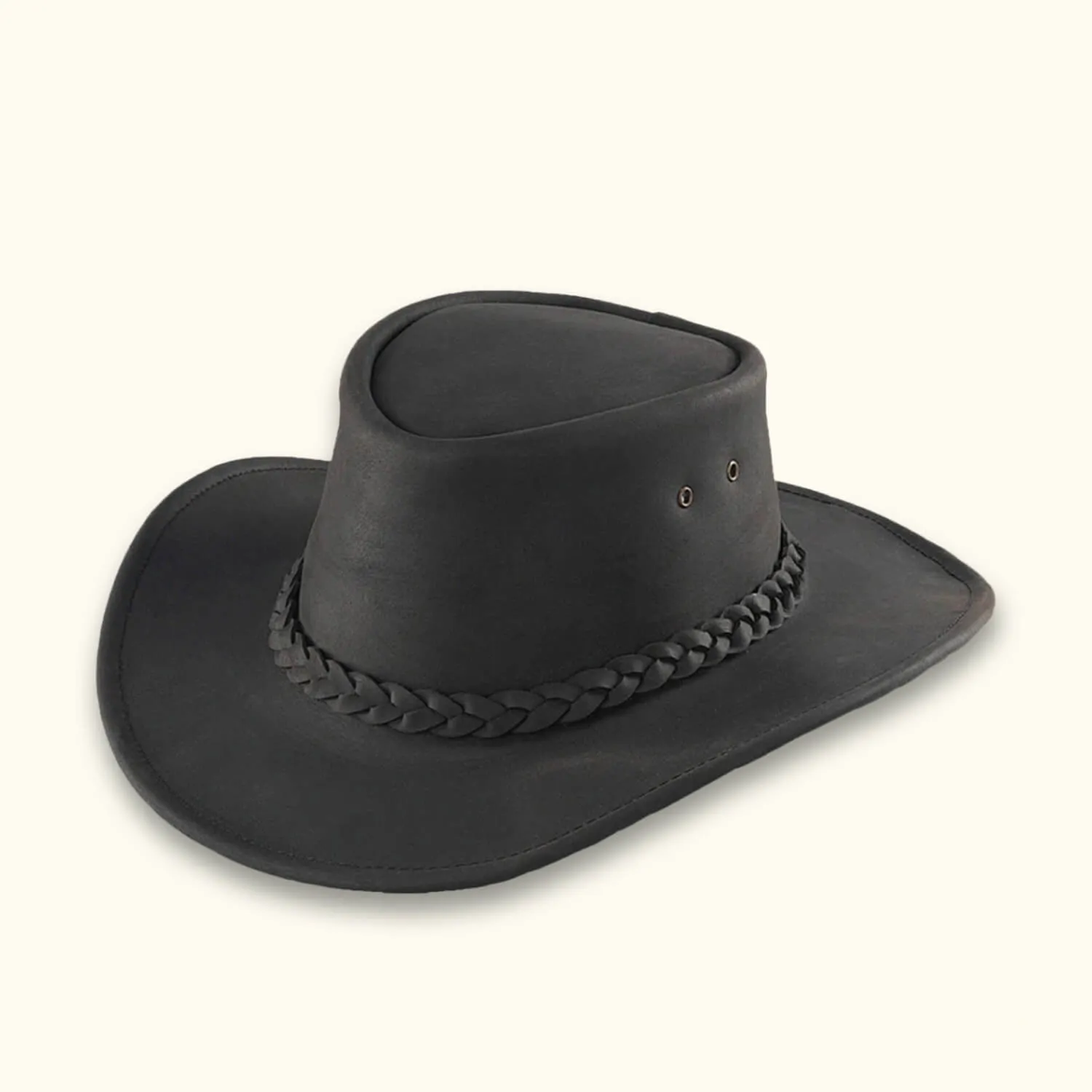 The Manitoba - Western Leather Hat