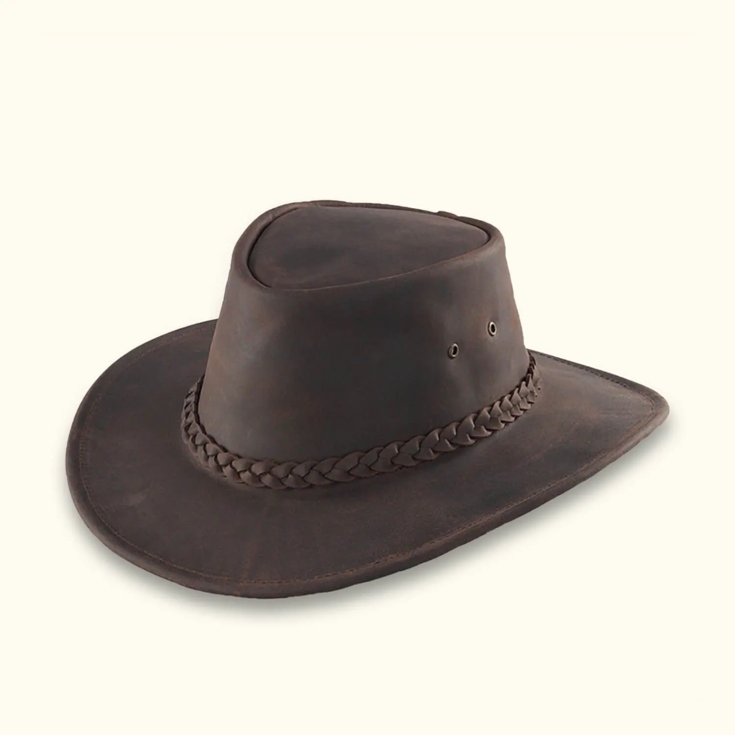 The Manitoba - Western Leather Hat