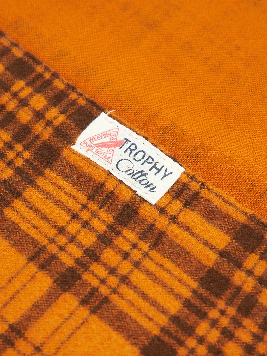 Trophy Clothing Machine Signal Check Shirt Orange