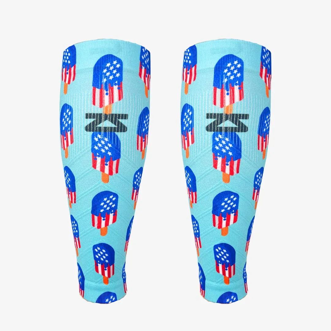 USA Ice Cream Bars Compression Leg Sleeves