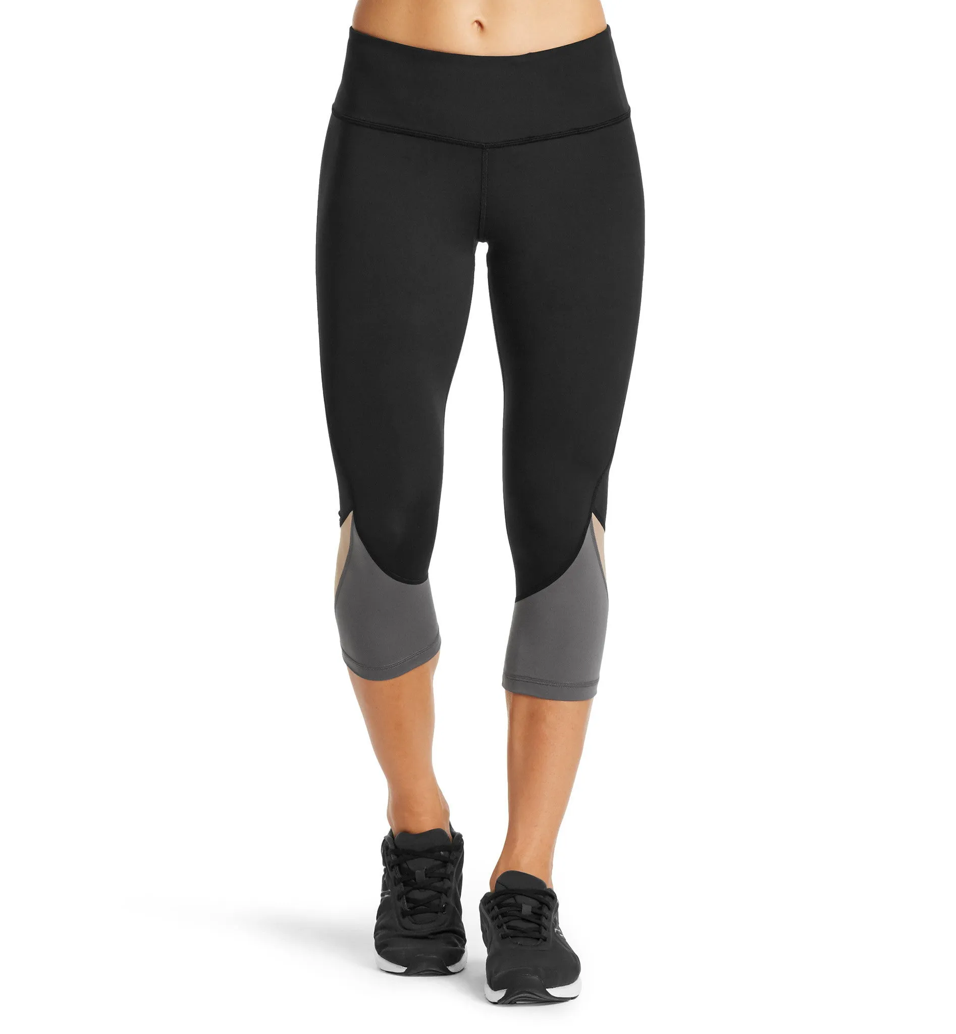 VaporActive System Mid-Rise Capri Leggings | Moonless Night / Funghi