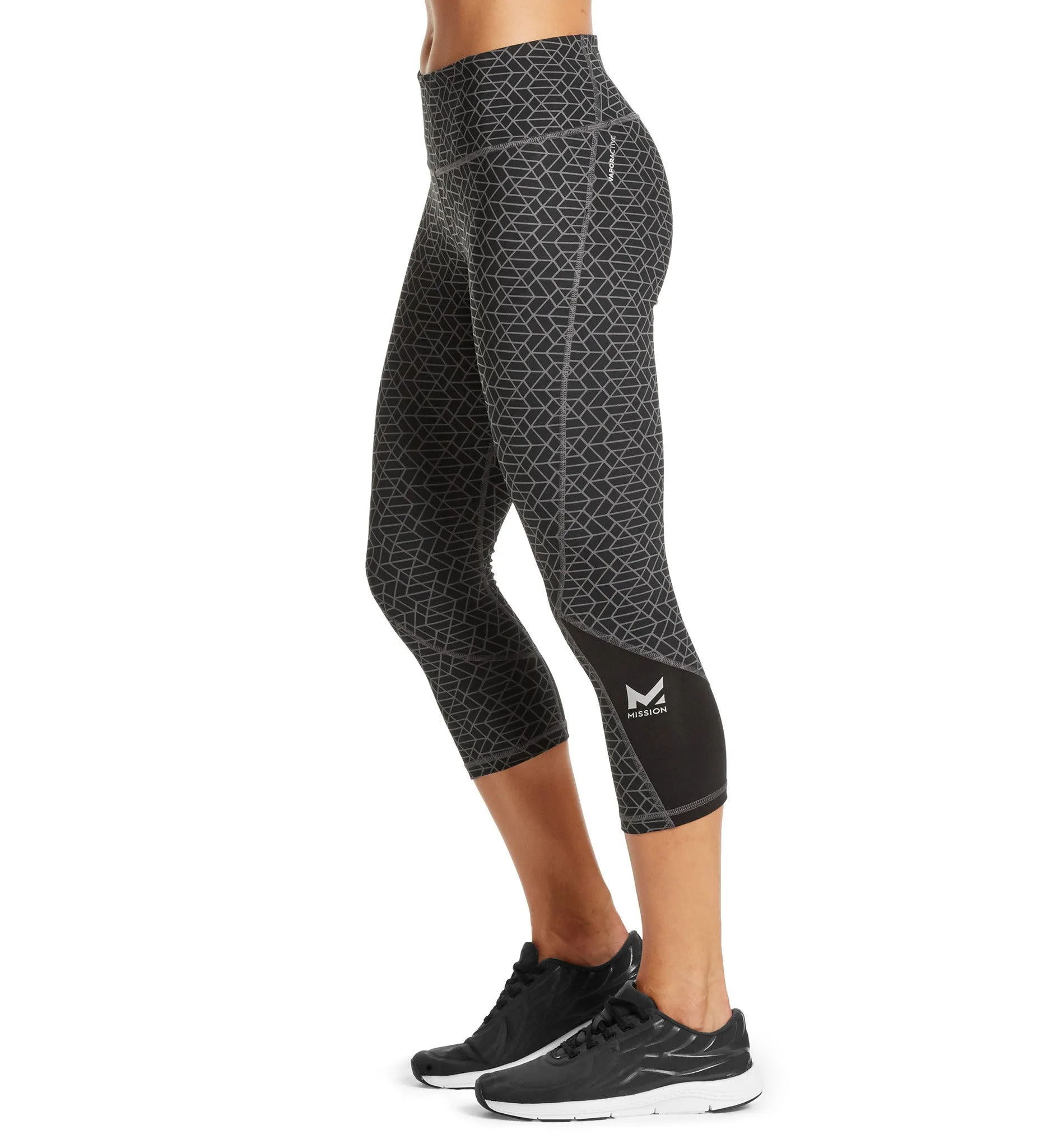 VaporActive System Mid-Rise Capri Leggings | Moonless Night Geo