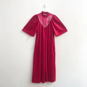 Vintage Velvet Luxe Nightgown