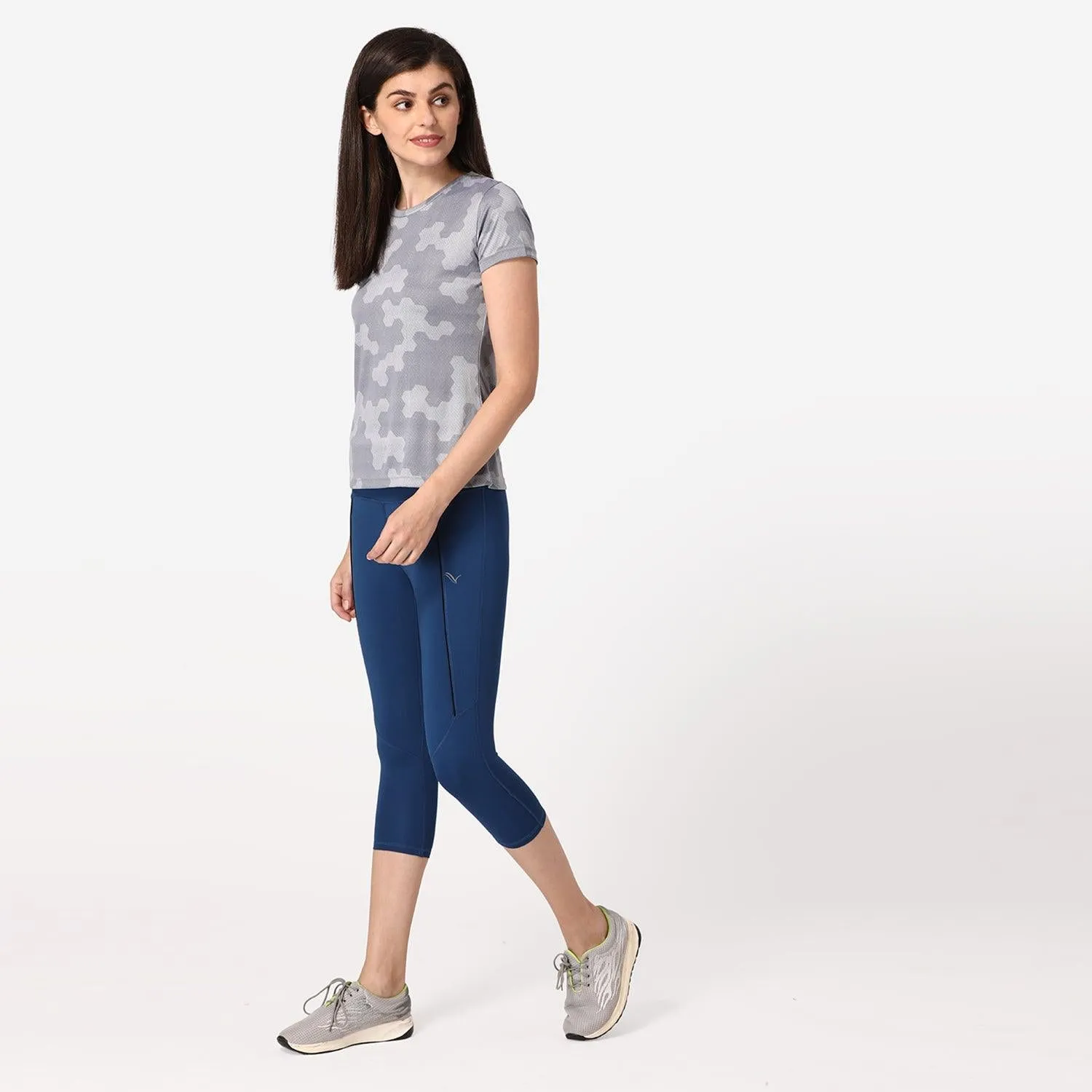 Women's Gym Capri - Blue