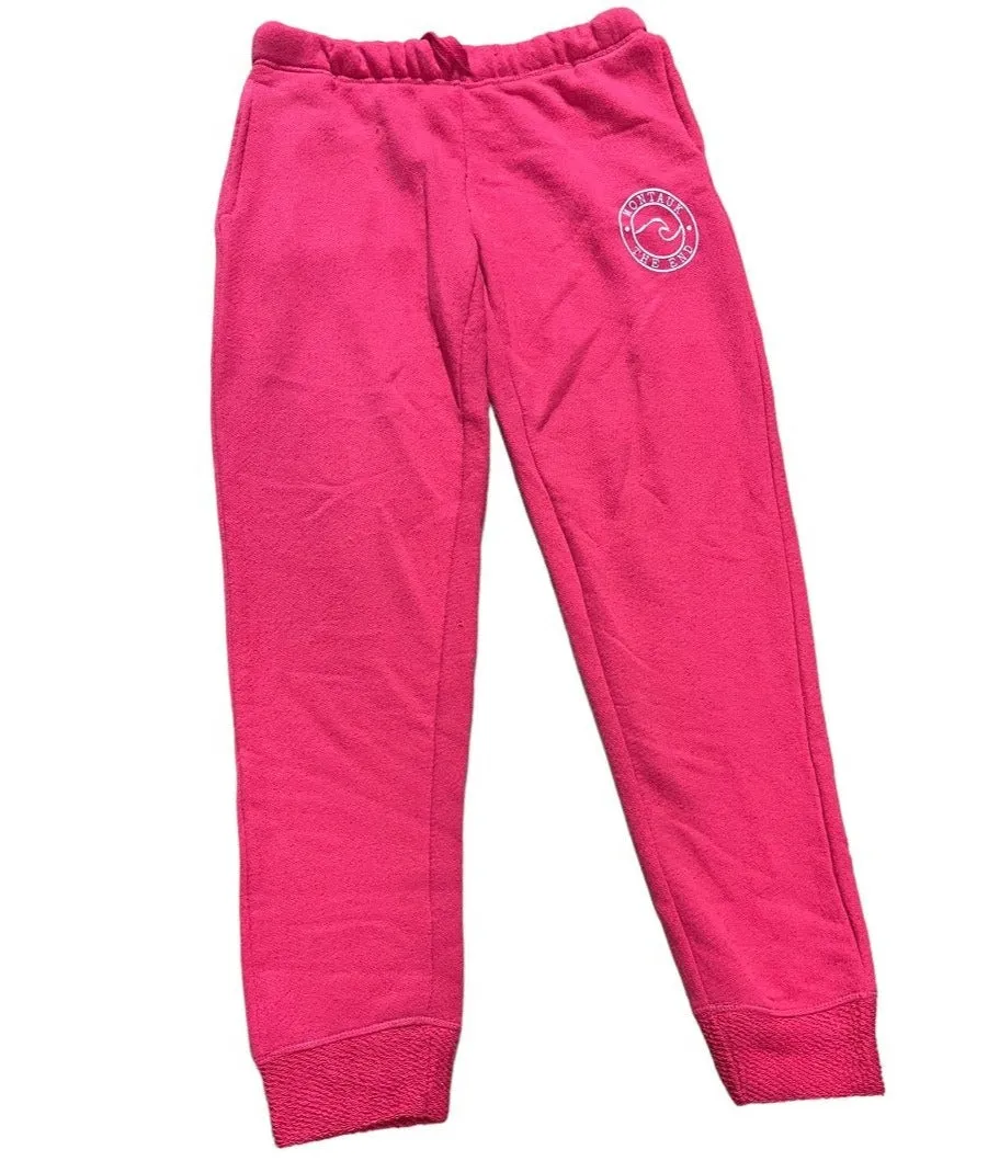 Women's Montauk The End Wave Sweatpants in Raspberry