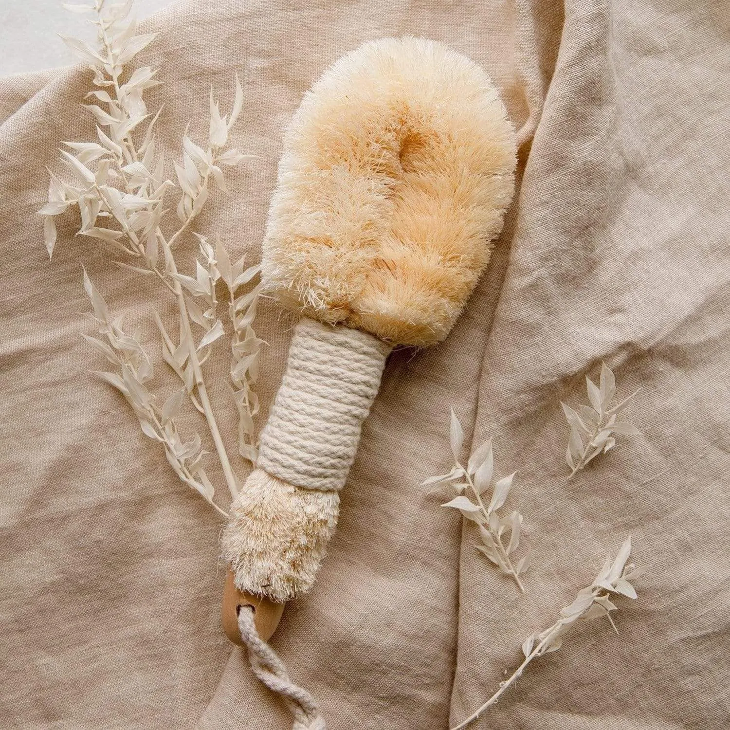 ZeroWasteStore Zero Waste Store Dry Body Brush - Sustainable Body Brush, Plastic Free, Sisal Bristles, Vegan